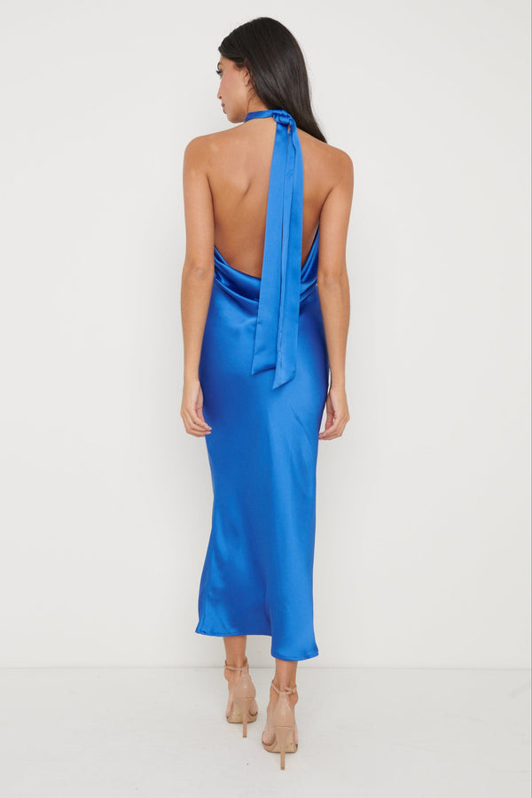 Pretty Lavish Raleigh Recycled Cowl Back Midaxi Dress