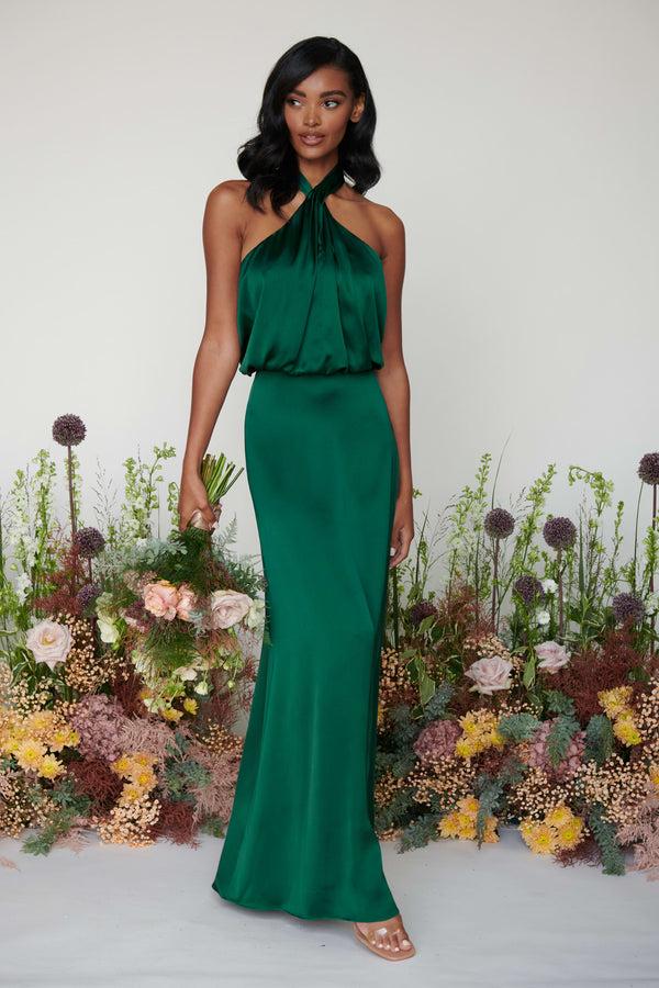 pretty lavish Sammie Recycled Maxi Bridesmaid Dress