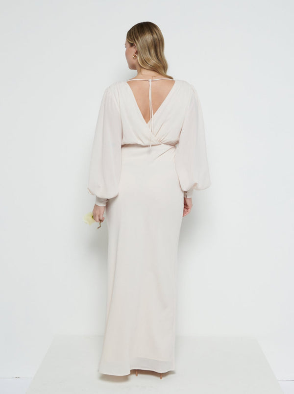 Pretty Lavish Sienna Long Sleeve Chiffon Bridesmaid Dress