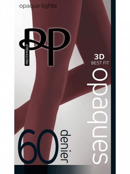 pretty polly 60D Coloured Opaque Tights 1 Pair Pack - Cinnamon