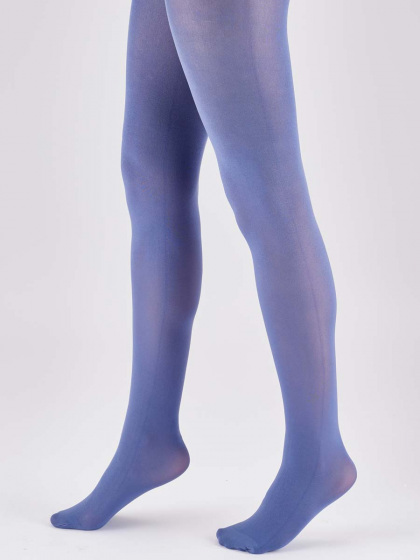 Pretty Polly 60D Coloured Opaque Tights 1 Pair Pack - Slate Blue