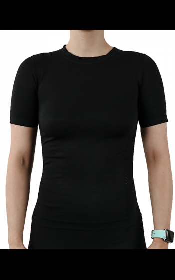 Pretty Polly Active-Wear Short Sleeve T-Shirt - Black