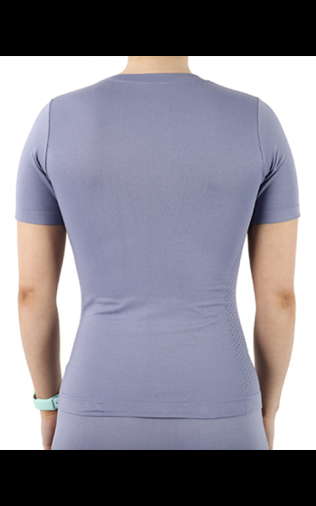 Pretty Polly Active-Wear Short Sleeve T-Shirt - Blueberry