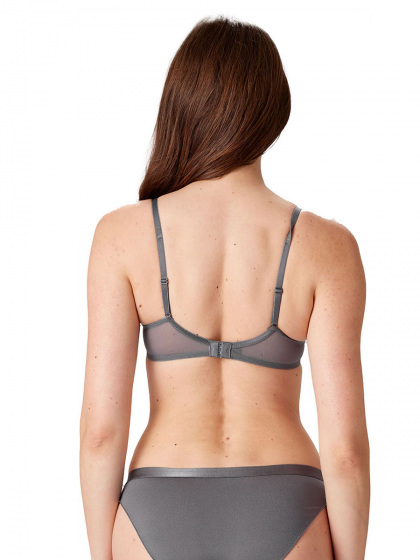 Pretty Polly Botanical Lace Underwired Balconette - Nightshade