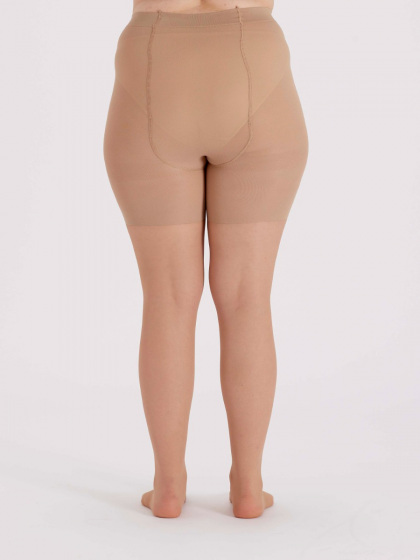 Pretty Polly Curves 15 Denier Sheer Cooling Tights - Nude