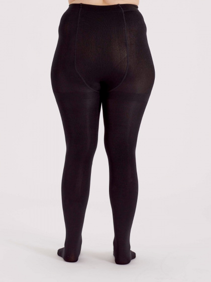 Pretty Polly Curves 70 Denier Opaque Cooling Tights - Black