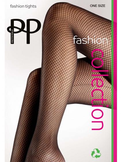 pretty polly Diamond Pattern Net Tulle Tights - Black