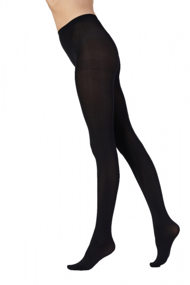Pretty Polly Everyday Opaques 100 Denier Supersoft Tights - Black
