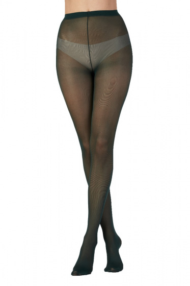 Pretty Polly Everyday Opaques 40 Denier Tights 2 Pair Pack - Bottle Green