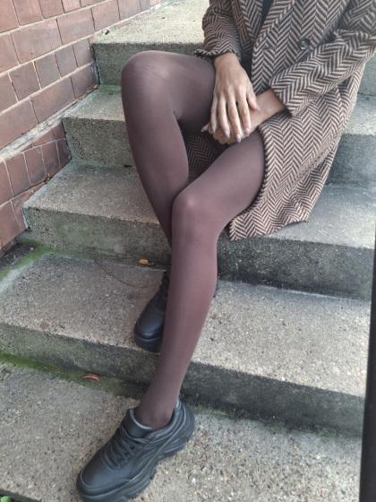 Pretty Polly Everyday Opaques 60 Denier Tights 2 Pair Pack - Chocolate