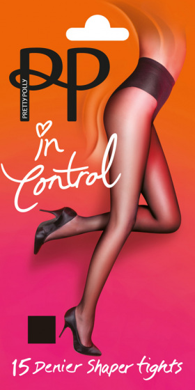 pretty polly Everyday Plus 15 Denier High Leg Toner Tights 1 Pair Pack - Black