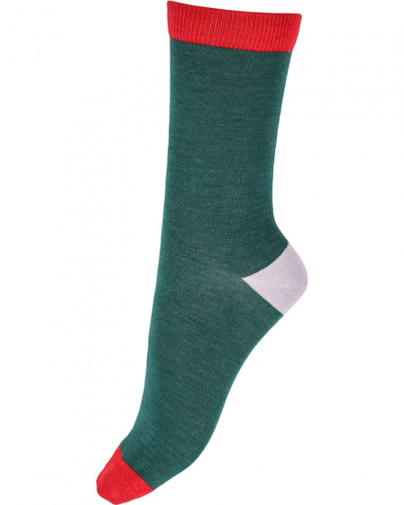 Pretty Polly Funfetti Bamboo Socks 2 Pair Pack - Green Mix