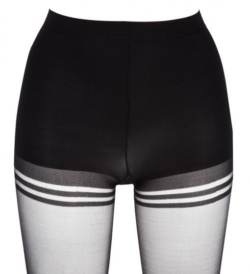 Pretty Polly Nylons 10 Denier Gloss Secret Slimmer Tights - Black