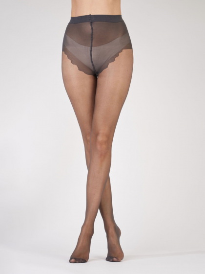 Pretty Polly Nylons 10 Denier Gloss Tights - Barely Black