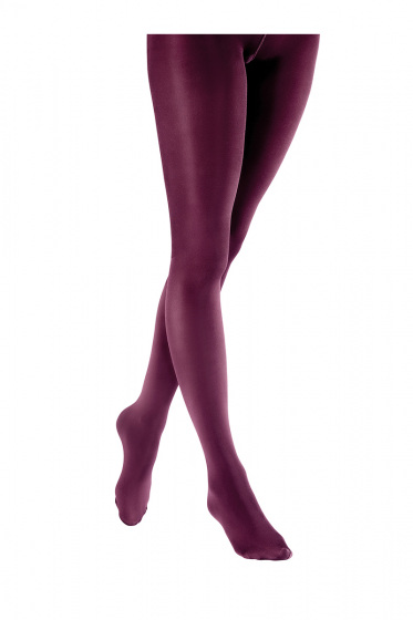 Pretty Polly Premium Opaques 120 Denier 3D Shine Tights - Burgundy