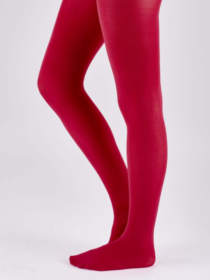Pretty Polly Premium Opaques 60 Denier Coloured Tights 1 Pair Pack - Cranberry