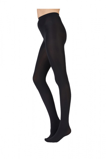 Pretty Polly Premium Opaques 80 Denier 3D Tights - Black