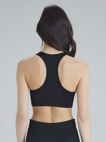 Pretty Polly Active-Wear Crop Top - Black