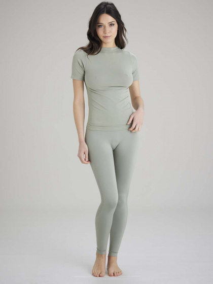 Pretty Polly Active-Wear Short Sleeve T-Shirt - Sage