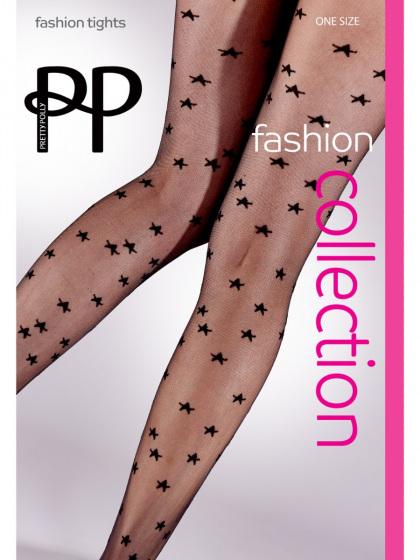 pretty polly All Over Star Tights - Black
