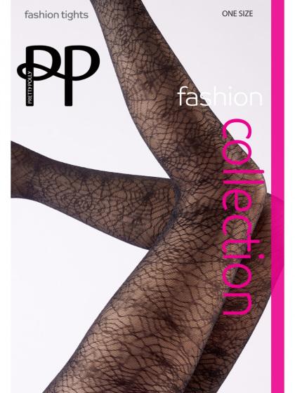 pretty polly Cobweb Tights - Black