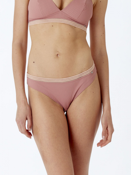 Pretty Polly Contemporary Rib Brief - Dusty Rose