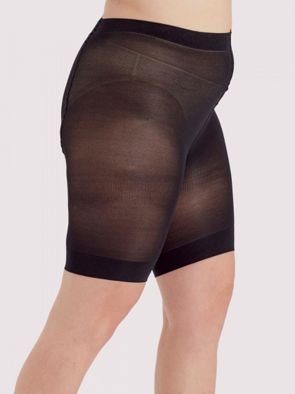 Pretty Polly Curves 15 Denier Cooling Shorts - Black