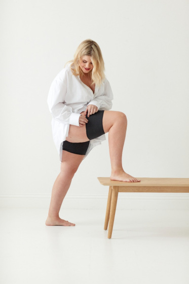 Pretty Polly Curves Anti-chafe Bands - Black