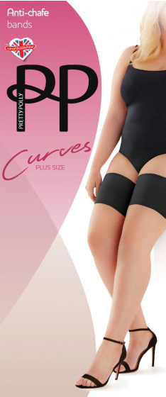pretty polly Curves Anti-chafe Bands - Black