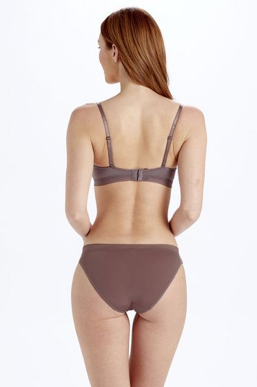 Pretty Polly Naturals Triangle Bra - Dusk