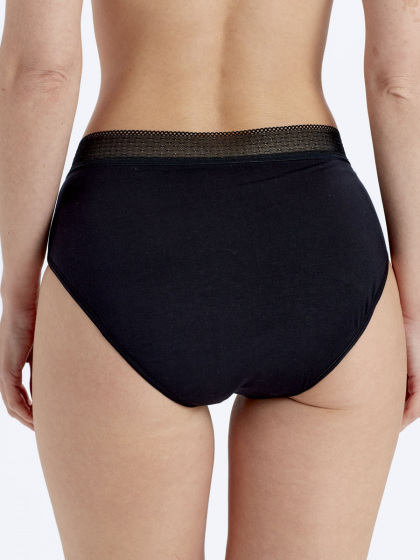 Pretty Polly Period Pants Midi Brief - Black