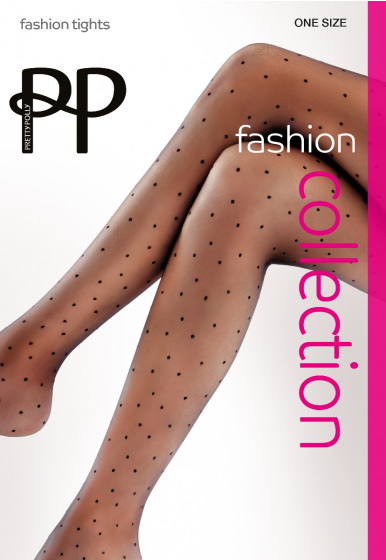 pretty polly Pinspot Fashion Tights - Black