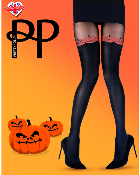 pretty polly Pumpkin Tight - Black Mix