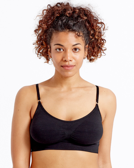 pretty polly Seamfree Eco-Wear Bralet - Black