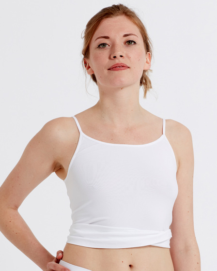 pretty polly Seamfree Eco-Wear Cami Vest - White
