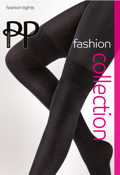 pretty polly Secret Sock Fashion Tight - Black
