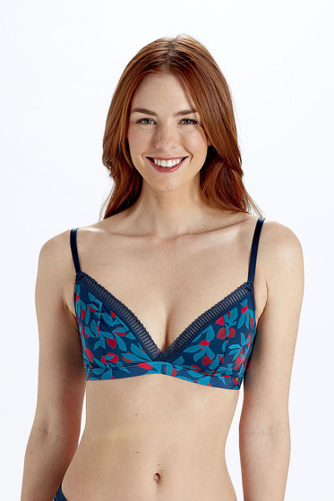 pretty polly Tropics Non Wired Triangle Bra - Print