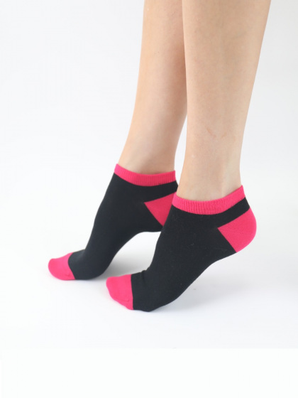 Pretty Polly Spot Plain Mix Bamboo Trainer Liners 2 Pair Pack