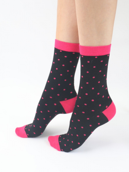 Pretty Polly Spot Stripe Mix Bamboo Socks 2 Pair Pack