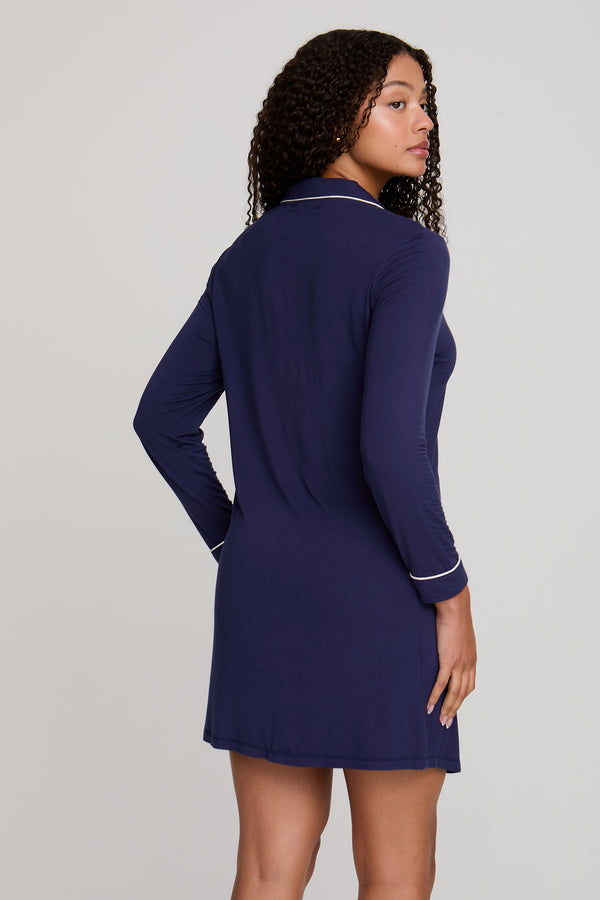 Pretty You Bamboo Nightshirt In Midnight