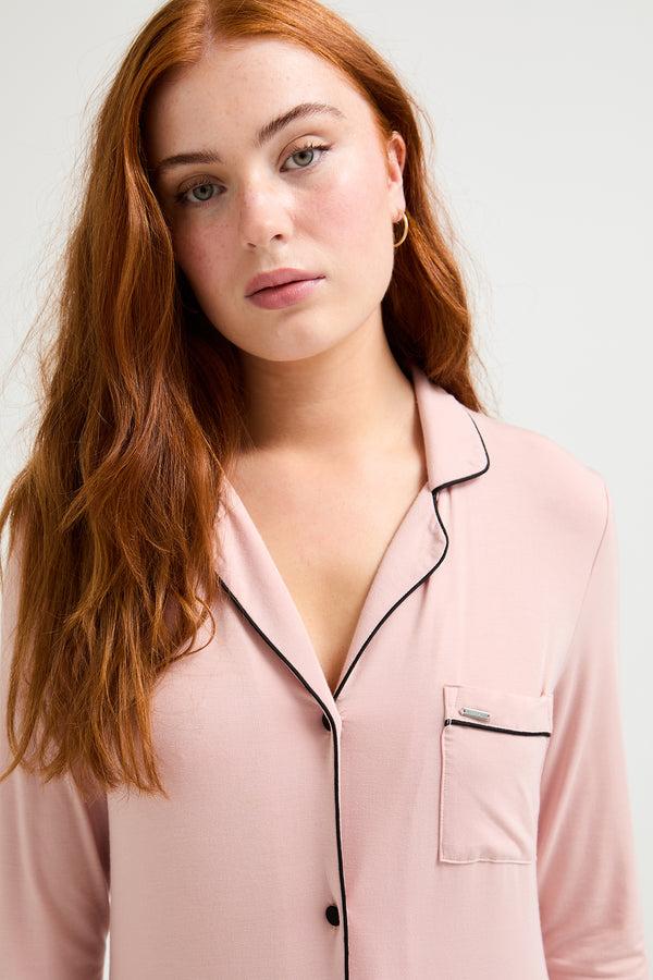 Pretty You Bamboo Nightshirt In Pink
