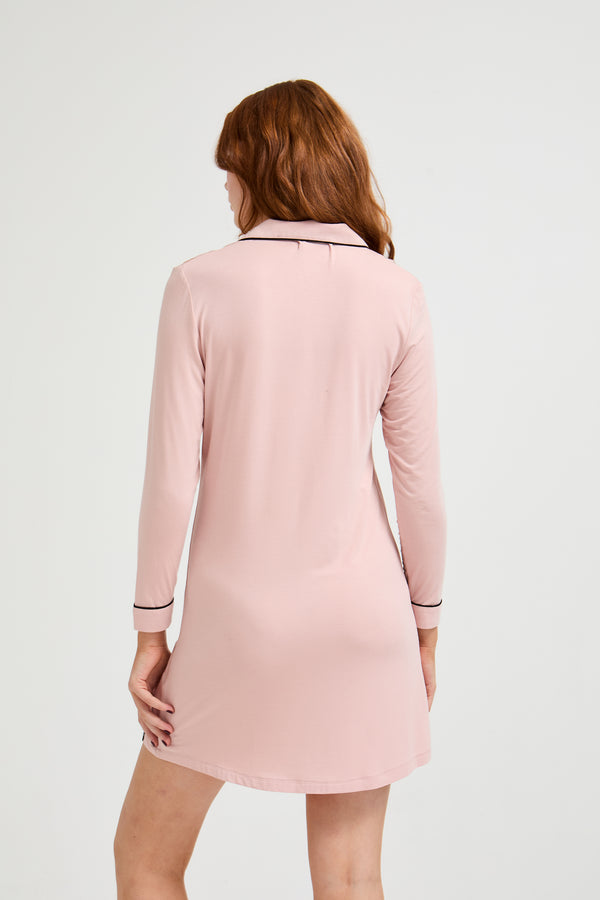 Pretty You Bamboo Nightshirt In Pink