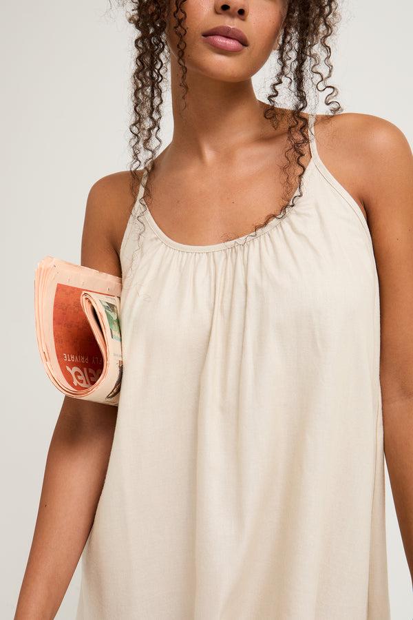 Pretty You Cotton Modal Swing Chemise In Natural