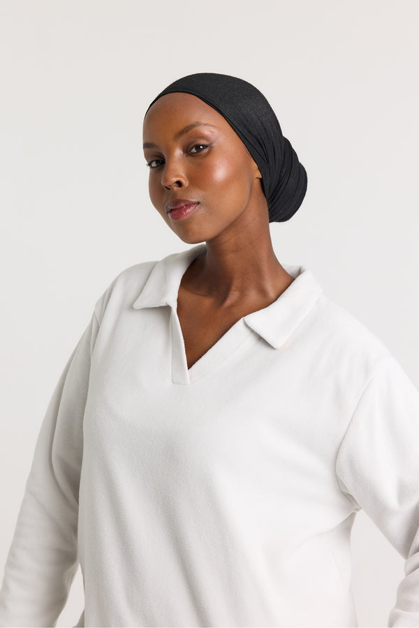 Pretty You Fleece Lounge Set In Stone