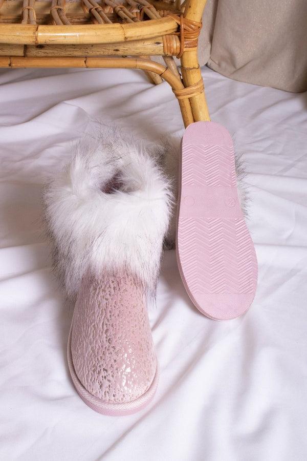 Pretty You Giselle Slippers In Pink