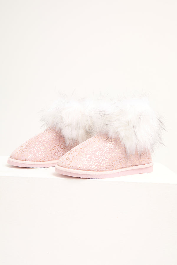 pretty you Giselle Slippers in Pink
