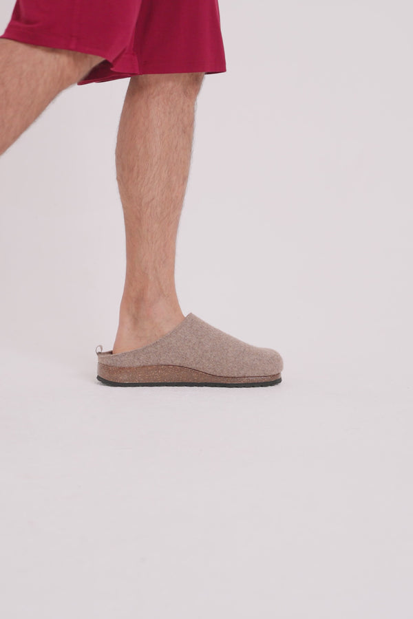 Pretty You Mister You Jamie Mule Slippers In Mink