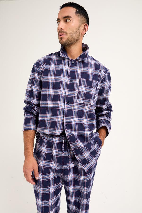 Pretty You Mister You Plaid Pyjamas In Midnight