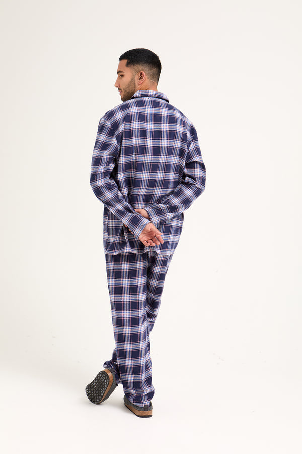 Pretty You Mister You Plaid Pyjamas In Midnight