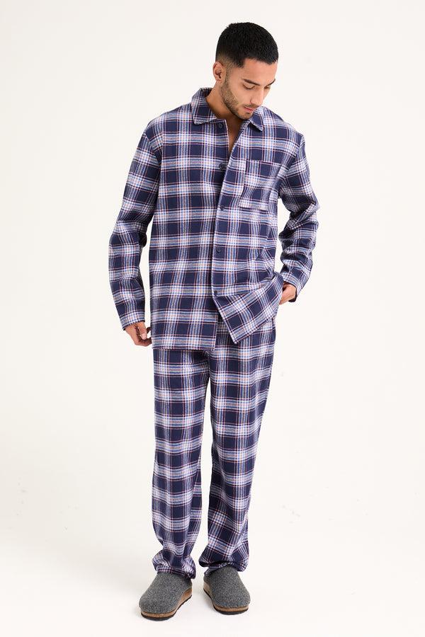 pretty you Mister You Plaid Pyjamas in Midnight